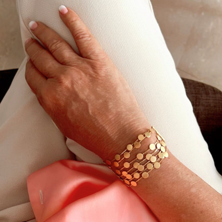 Bracelet Golden Drops  - Maison Eneida França