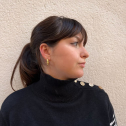Boucles d'oreille  Creoles Torsade - Selection Mary Victoire