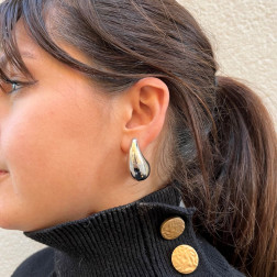 Boucles d'oreille Créoles Gouttes - Selection Mary Victoire