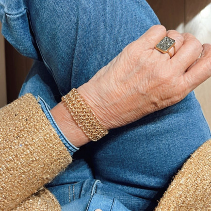 Bracelet Gourmette Yaelle - Sélection Mary Victoire et Cie