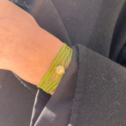 Bracelet Soie Ally - Sélection Mary Victoire et Compagnie