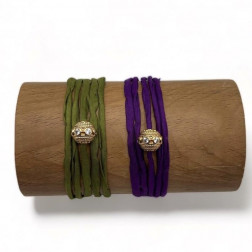 Bracelet Soie Ally - Sélection Mary Victoire et Compagnie