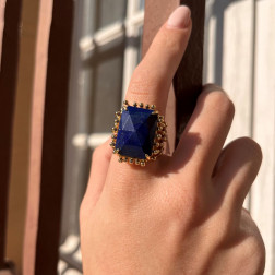 Bague Baroque Rectangle - Sélection Mary Victoire et Cie