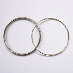 Jonc Lisse Medium Argent (Vendu à l'unité) - Sélection Mary Victoire et Cie