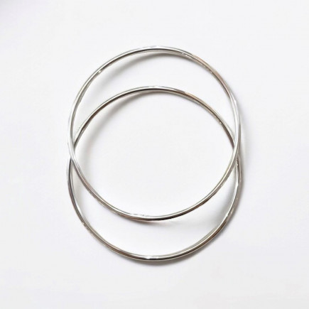 Jonc Lisse fin Argent (vendu à l'unité) - Sélection Mary Victoire et Cie