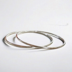 Jonc Lisse fin Argent (vendu à l'unité) - Sélection Mary Victoire et Cie