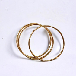 Jonc Lisse fin Plaqué Or (Vendu à l'unité) - Sélection Mary Victoire et Cie