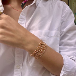 Bracelet Hanna 7 Tours - Créations Lolotte