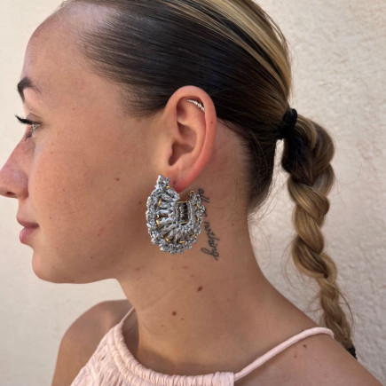 Boucles d'oreille Crocus PM - Maison Gas Bijoux