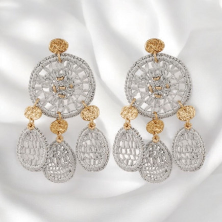 Boucles d'oreille Fanfaria PM - Maison Gas Bijoux